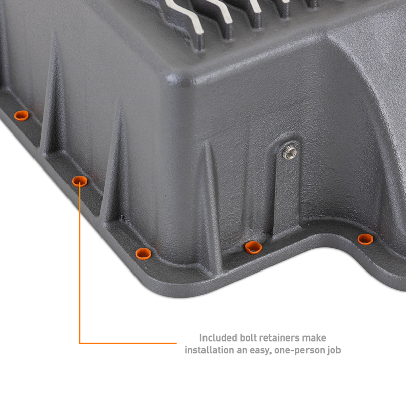Mishimoto 89-10 Powerstroke E4OD 4R100 5R110 Trans Pan Cast GR - Image 8
