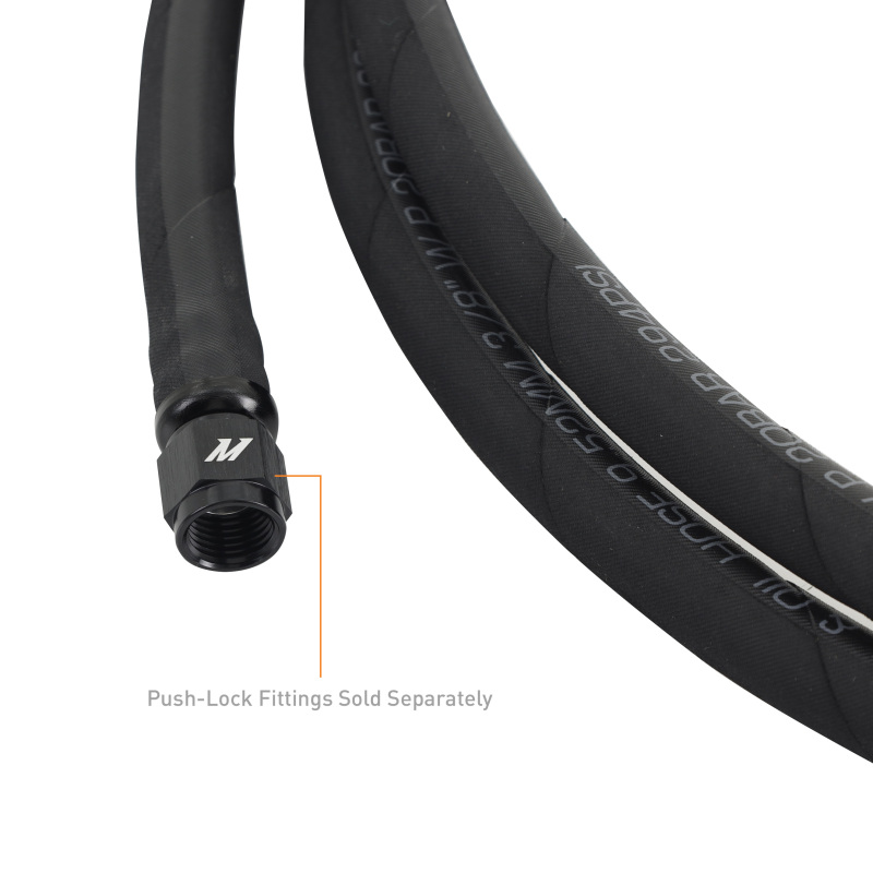 Mishimoto Push Lock Hose, Black, -6AN, 240in Length - Image 3