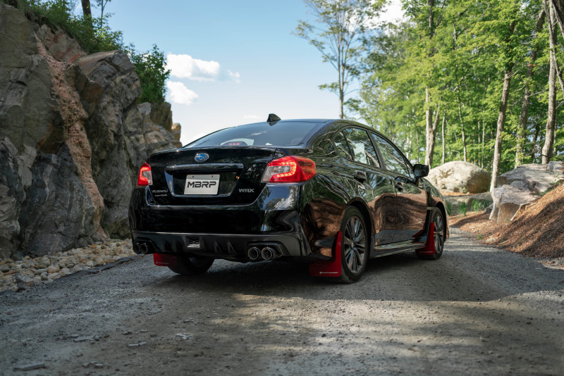 MBRP 15-19 Subaru WRX 2.0L/STI 2.5L 3in Dual Split Rear Exit w/ 3.5in CF Tips - T304 (Race Version) - Image 5