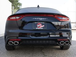 aFe Gemini XV 3in to Dual 2-1/2in 304 SS Cat-Back Exhaust w/ Cut-Out 18-21 Kia Stinger L4-2.0L (t) - Image 5