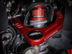 aFe Control 05-23 Toyota Tacoma Upper Control Arms - Red Anodized Billet Aluminum - Image 5