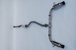 Invidia 2022+ Honda Civic Si (1.5T) 70mm N1 Cat Back Exhaust - Burnt TI Tips - Image 4