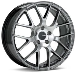 Alternative view of Enkei Raijin 18x8.5 50mm Offset 5x114.3 Bolt Pattern 72.6 Bore Diameter Hyper Silver Wheel