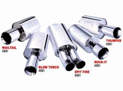 Borla Boomer Muffler Thumper Oval 2-1/4in In 4in Side Rount Out - Image 5