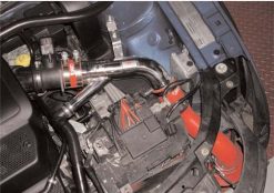 Alternative view of Injen 00-02 TT TT Quattro 180HP Motor Only Polished Cold Air Intake