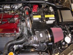 Injen 03-06 Evo 8/9/MR Cast Aluminum Intake System w/ Full Intercooler Piping Polished Short Ram Int - Image 3