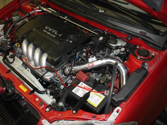 Injen 04-06 Vibe GT / 05-06 Corrolla XRS 1.8L 4 Cyl. Polished Cold Air Intake - Image 3