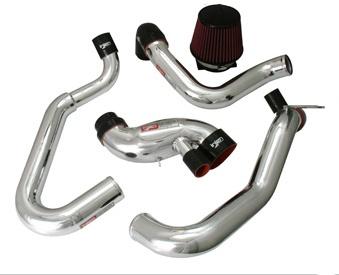 Injen 03-06 Evo 8/9/MR Cast Aluminum Intake System w/ Full Intercooler Piping Polished Short Ram Int - Image 2