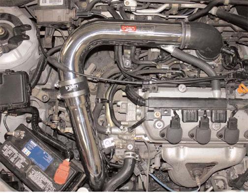 Injen 01-05 Civic Dx Lx Ex AT& MT Polished Cold Air Intake - Image 3