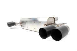 Alternative view of Dinan 18-23 BMW M550i (G30) Free Flow Axleback Exhaust System - Black Tips
