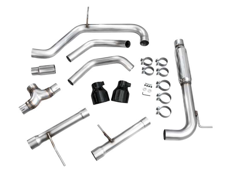 AWE Tuning 22-25 Volkswagen Jetta GLI Track Edition Exhaust - Diamond Black Tips - Image 16