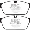 EBC 13-16 Mercedes-Benz GL350 3.0 TD AMG Package Greenstuff Front Brake Pads