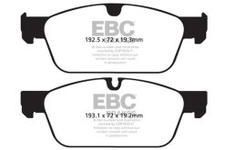 Alternative view of EBC 13-16 Mercedes-Benz GL350 3.0 TD AMG Package Yellowstuff Front Brake Pads