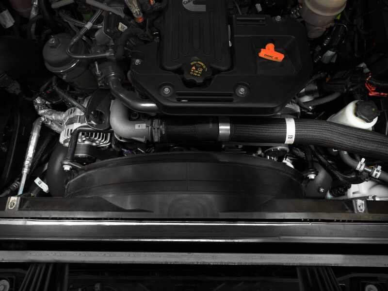 aFe BladeRunner 3in & 3-1/2in AL Hot and Cold Charge Pipe Kit Black RAM Diesel Trucks 25-26 L6-6.7L - Image 7