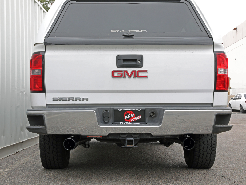 aFe Apollo GT Series Cat-Back Exhaust GM Trucks 09-18 V6-4.3L/V8-4.8/5.3L-Dual Rear Exit Black Tips - Image 7