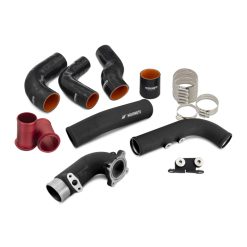 Mishimoto 2023+ Toyota GR Corolla Intercooler & Pipe Kit - Silver Cooler - Black Pipes - Image 4