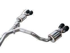 AWE Tuning 2021+ Cadillac Escalade 6.2L ESV 0FG Dual Exit Exhaust System w/ 5in Diamond Blk Tips - Image 16