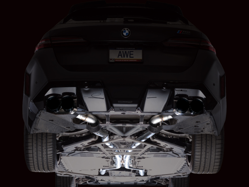 AWE Tuning BMW G90/G99 M5 Track Edition Cat-Back Exhaust - Diamond Black Tips - Image 19