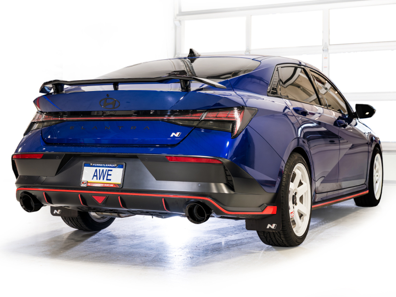 AWE Tuning 22-26 Hyundai Elantra N SwitchPath Cat-Back Exhaust - Diamond Black Tips - Image 5