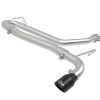 aFe Takeda 2.5in 304 SS Axle-Back Exhaust w/o Muffler w/BlackTips 18-22 Hyundai Kona L4-1.6L (t) AWD