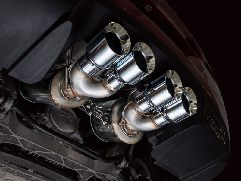 AWE Tuning 05-07 C6 Chevrolet Corvette 6.0L Touring Edition Axle-Back Exhaust w/ Chrome Silver Tips - Image 3