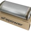 aFe MACH Force-Xp Muffler 2-1/2 IN ID Offset/Dual x 18 IN L x 8 IN W x 5 IN H - Oval Body