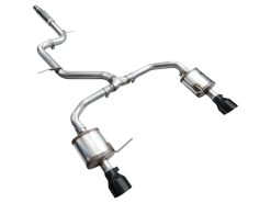 AWE Tuning 22-25 Volkswagen Jetta GLI Touring Edition Exhaust - Diamond Black Tips - Image 12