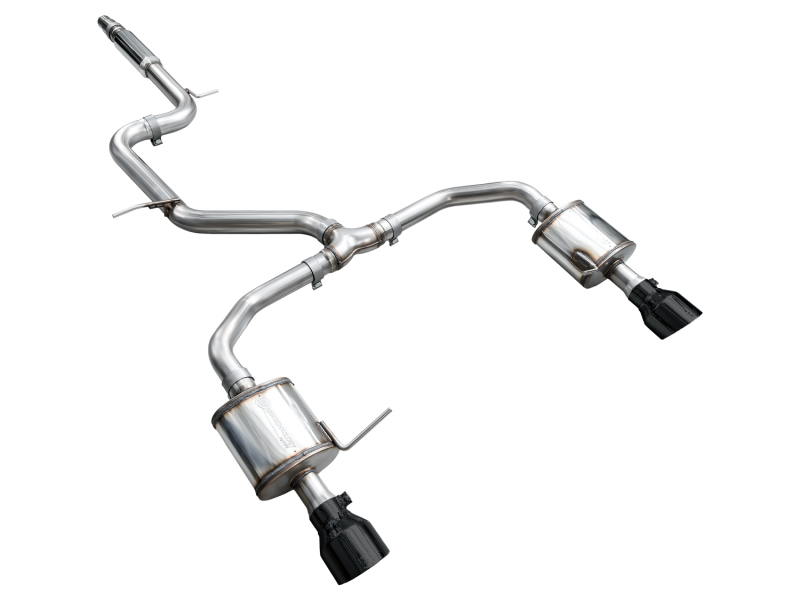AWE Tuning 22-25 Volkswagen Jetta GLI Touring Edition Exhaust - Diamond Black Tips - Image 12