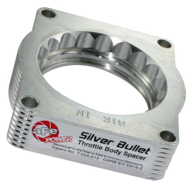 aFe Silver Bullet Throttle Body Spacers TBS Nissan Titan/Armada Infiniti QX56 04-09 V8-5.6L - Image 2