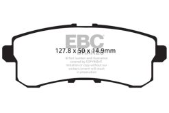 Alternative view of EBC 11-13 Infiniti QX56 5.6 Yellowstuff Rear Brake Pads