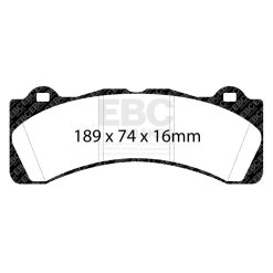 Alternative view of EBC Racing Brembo XA5.71.M2 RP- X Race Brake Pads