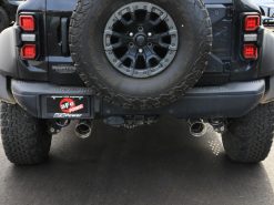 aFe 22-26 Ford Bronco V6 3.0L (tt) Vulcan Series 3in 304SS Cat-Back Exhaust System w/ Polished Tips - Image 6