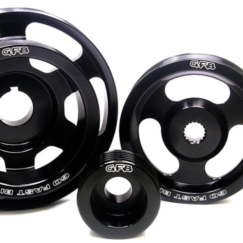 GFB 08+ WRX/STi / 09+ Forester / 03-09 LGT 3 pc Underdrive/Non-Underdrive Pulley Kit - Image 3