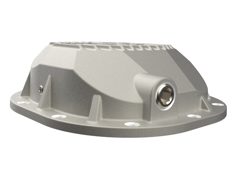 aFe 90-14 Ford F-150 Rear Differential Cover - Raw w/ Machined Fins - Image 4
