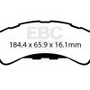 EBC 2021+ Ford Bronco (6th Generation) 2.3T Extra Duty Front Brake Pads