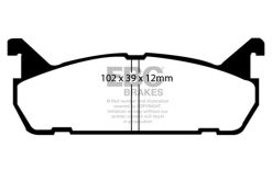 EBC 90-94 Mazda Miata MX5 1.6L Bluestuff Rear Brake Pads - Image 4