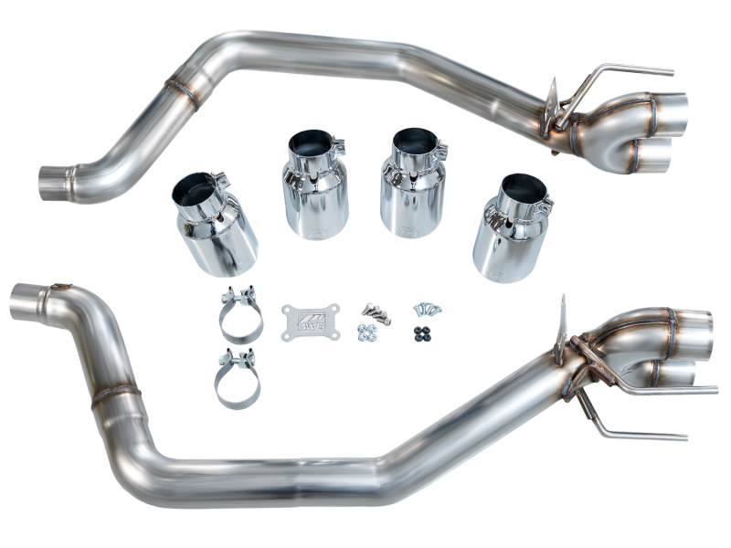 AWE Tuning 05-07 C6 Chevrolet Corvette 6.0L Track Edition Axle-Back Exhaust w/ Chrome Silver Tips - Image 6