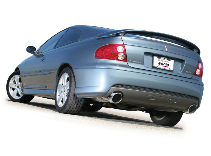 Borla 05-06 Pontiac GTO Coupe 2dr 6.0L 8cyl AT/MT 4spd/6spd RWD SS Catback Exhaust w/ inXin Pipe - Image 6