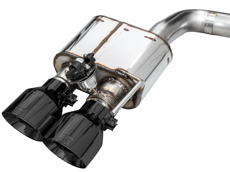 AWE Tuning 21-23 Ford Mustang Mach 1 SwitchPath Cat-Back Exhaust w/ Quad Diamond Black Tips - Image 8