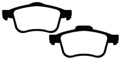 Alternative view of EBC 13+ Fiat 500L 1.4 Turbo Yellowstuff Front Brake Pads
