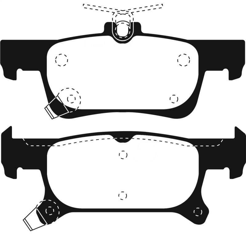 EBC 2016+ Buick Envision 2.0L Turbo Yellowstuff Rear Brake Pads - Image 2