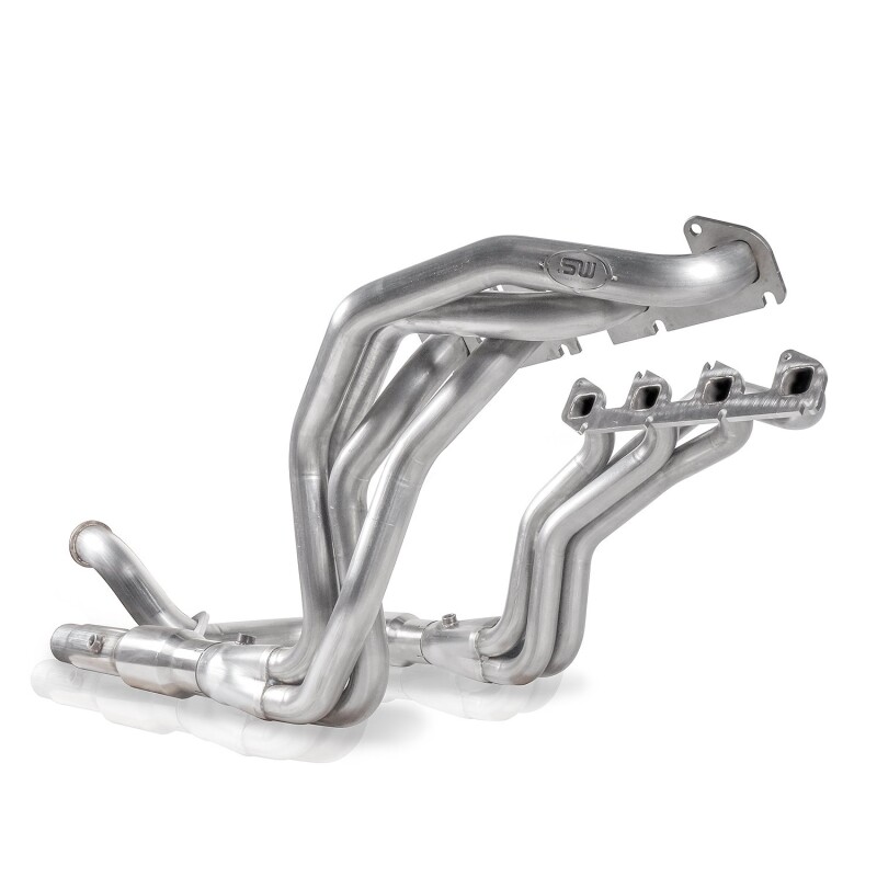 Stainless Works 11-18 Ford F-250/F-350 6.2L Headers 1-7/8in Primaries 3in Collectors High Flow Cats - Image 2