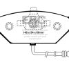 EBC 00-05 Volkswagen Beetle 2.0 Redstuff Front Brake Pads