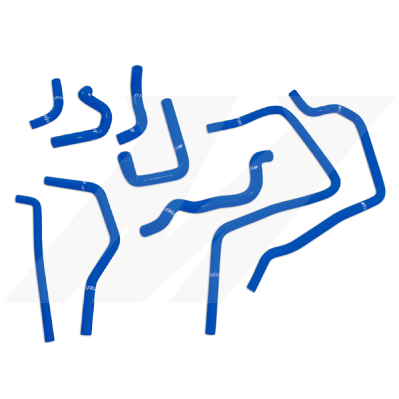 Mishimoto 01-05 Subaru WRX Blue Silicone Ancillary Hoses - Image 2