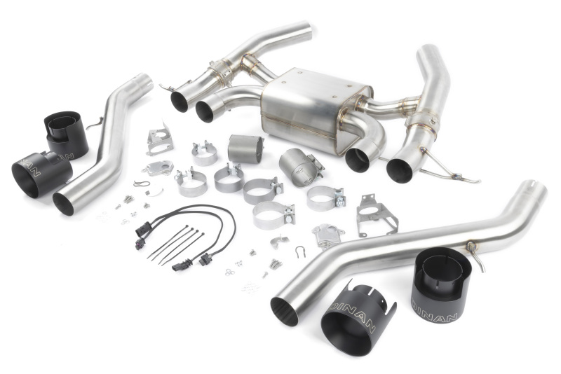 Dinan 23-26 BMW M2 (G87) Valved Axleback Exhaust System - Black Tips - Image 35