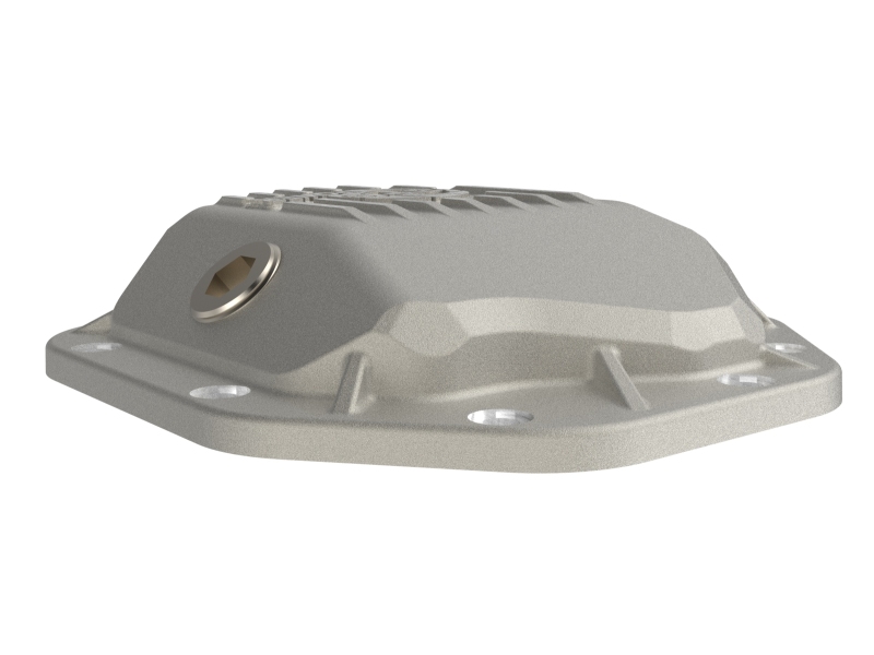 aFe 19-25 GM Trucks Front Diff Cover - Raw w/ Machined Fins - Image 4