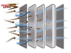 aFe Momentum Intake Filter w/Pro DRY S (5-1/4x3-3/4)IN F x(7-3/8x5-7/8)IN B x(4-1/2x4)IN Tx6-3/4IN