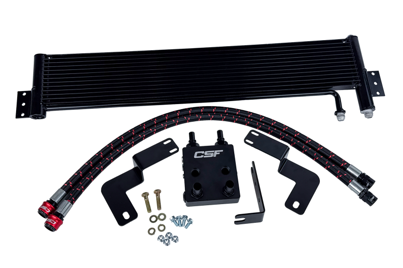 CSF 2021+ Ford Bronco 2.7L EcoBoost External Transmission Oil Cooler Kit - Image 2