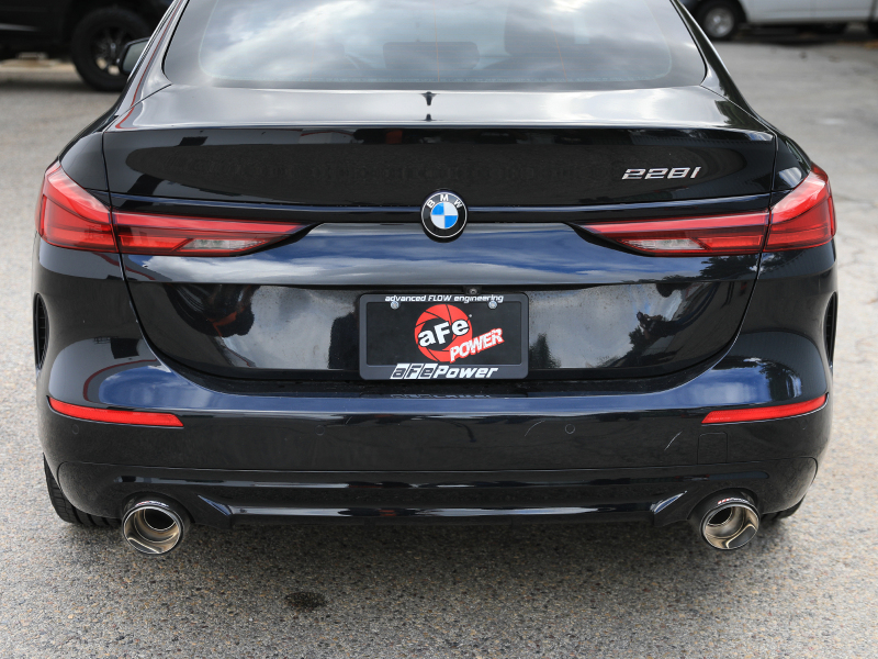 aFe MACHForce XP Exhausts Axle-Back 21-24 BMW 228i 2.0T (SS w/ Carbon Tips) - Image 5