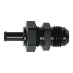 DeatschWerks 10AN Male Flare Bulkhead to 3/8in Hose Barb Straight